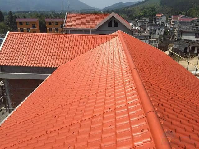 UPVC roofing sheet installation