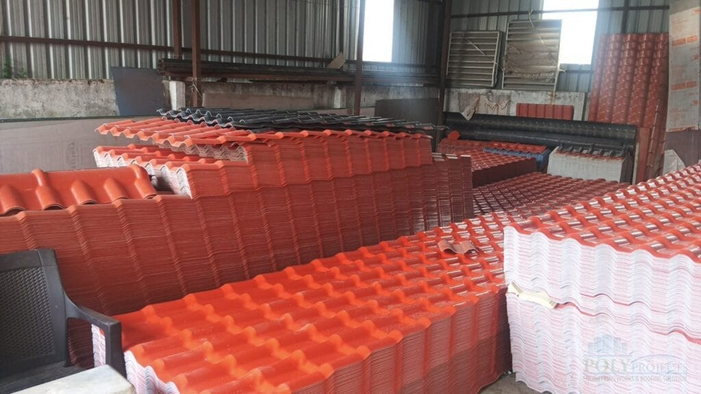 UPVC roofing sheet application