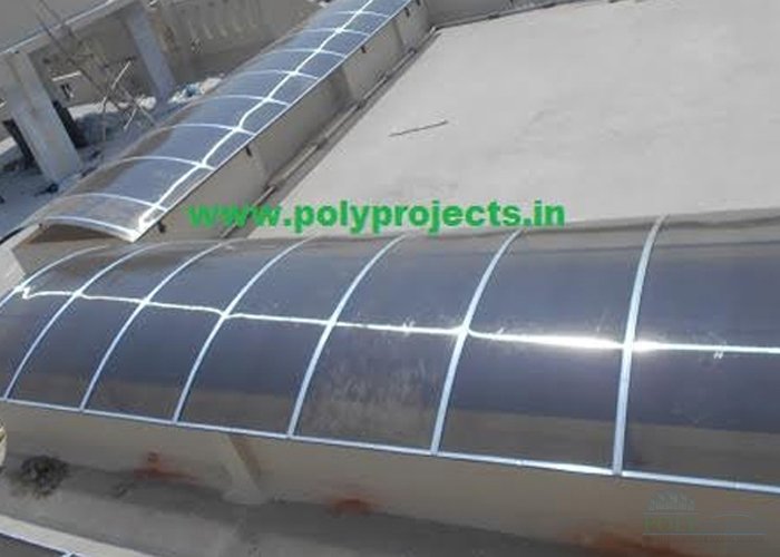 Polycarbonate skylight and duct covering