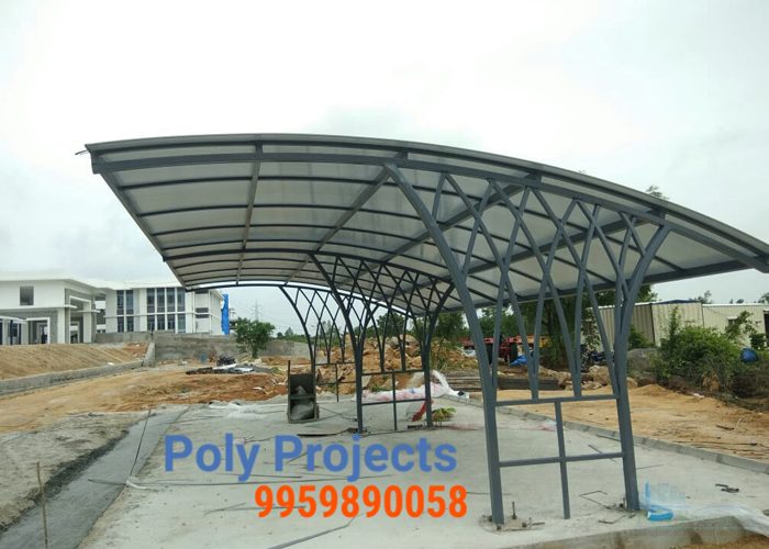 Car parking shade structure