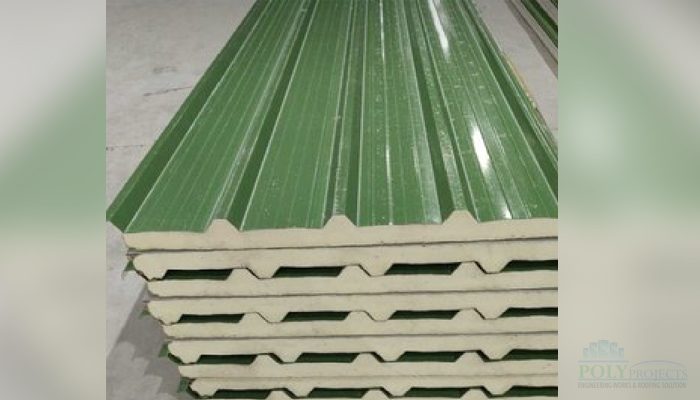 PUF insulated roofing panel