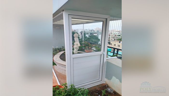 UPVC roofing sheet installation